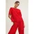 LK Bennett Tw Grace Cutwork Top Red