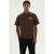 Ellesse T-shirt met backprint – donkerbruin