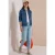 Denim overshirt met knoopsluiting