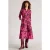 White Stuff Rua Jersey Shirt Dress Pink Print