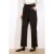 LOLALIZA wide leg regular waist broek zwart