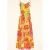 Lexie maxi jurk in multi
