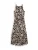 TOM TAILOR Zomerjurk  geel / zwart / wit