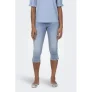 ONLY denim skinny regular waist broek light blue denim