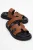 Loana Leer Slide Sandaal