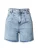 RECC Bandplooi jeans ‘AYA’  blauw denim