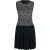 Mouwloze gebreide jurk met effen detail