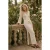 TRENDYOLMİLLA Dames Ecru Bloemen Maxi Kokerrok- rok Rokken