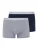 Hanro Boxershorts ‘Essentials’  donkerblauw / grijs gemêleerd