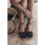 Mikuta The Black Laced Espadrilles Black