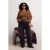 Trendyol Curve Dames Zwart Effen Hoge taille Grote maten Jeans