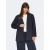 ONLY CARMAKOMA regular blazer donkerblauw met glitter