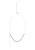 faina Ketting  zilver / parelwit