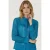 EsQualo Blouse Lace Puff Slve Petrol