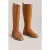 White Stuff Serena Leather Knee High Boot Mid Tan