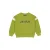 QPI sweater met tekst – groen