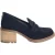 White Stuff Gigi Heeled Loafer Navy
