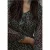 Gedessineerde chiffon jurk
