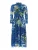 Rich & Royal Jurk  blauw / groen