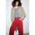 Mango straight leg jeans – rood