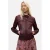 Desigual imitatieleren jas – donkerrood