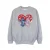 Disney Meisjes Lilo & Stitch Harten Sweatshirt (Sportgrijs)
