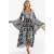 Strapless Geometrische Uitsnede Maxi Jurk