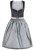 STOCKERPOINT Dirndl ‘Indira’  grijs / antraciet