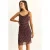 Polka Dot Bodycon Midi-jurk met Sleehals