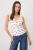 TRENDYOLMİLLA Dames Ecru Stippen Mouwloos Getailleerd Blouses
