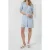 French Connection Sara-bonita Eco V Nk Ss Dress Cloud Bl/butter Yell