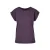 Build Your Brand – Extended Shoulder Dames T-shirt – Purple Night