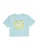 CONVERSE Shirt  pastelblauw / citroen / groen / wit
