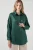 Overgrote Satijnen Knop-Front Shirt
