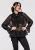 Ombre Blouse  zwart
