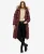 Superdry Vrouwen Lange Everest jas met Imitatiebont Paars