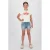 Vingino regular high waist short medium blue denim