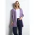 Street One Dames Open vest in Paars