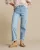 Red Button Caitlina Sidepatch Srb4824 Loose Fit Light Blue