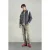 Heren Color Block Fluwelen Gilet