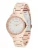 GUESS Analoog horloge  rose-goud / transparant / wit