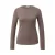 s.Oliver Curve gebreide top Plus Size – bruin