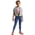 Nike Pro-legging voor meisjes (Mystiek Blauw)