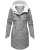 NAVAHOO Tussenparka ‘Xankaa’  grijs / wit