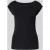 Marc Cain T-shirt met boothals en labeldetail
