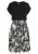 BUFFALO Jurk ‘BF Kleid Cottage Paperba’  rosa / zwart