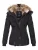 Marikoo dames winterjas Nekoo met imitatiebont capuchon & teddyvoering
