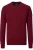 Redmond Casual Trui ronde hals rood, Effen