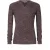 John Varvatos Travis Ls Rib Henley With Open Placket Licorice