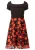 Kraimod Cocktailjurk  rood / zwart